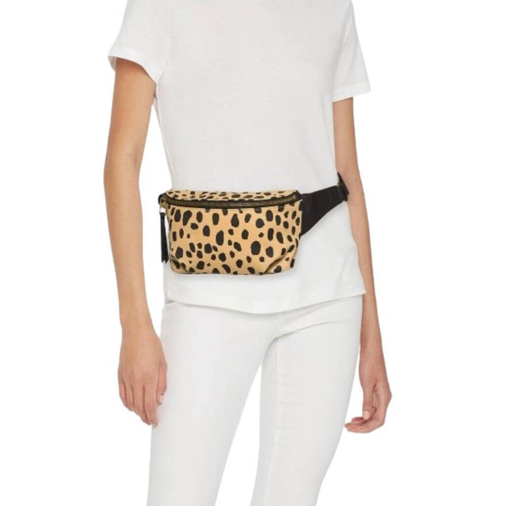 NWOT Universal Thread Belt Bag Animal Print Spotted Zip Fanny Pack Purse Faux
